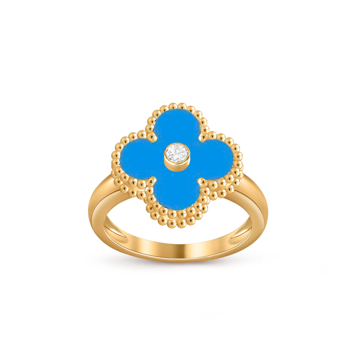 [Rani Jewelry]CLOVER DIAMOND RING GOLD COLLECTION
