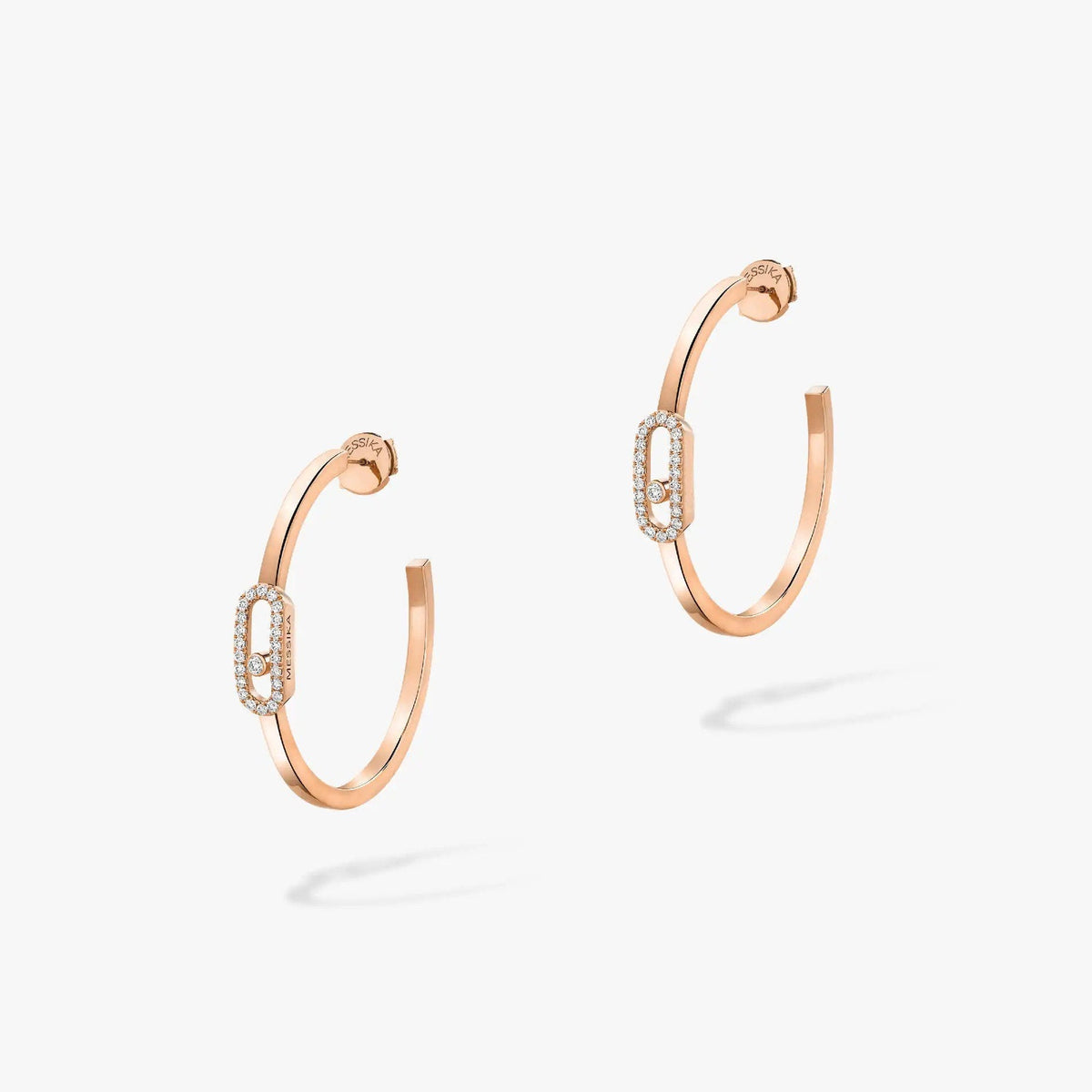 [Rani Jewelry]CREOLES MOVE UNO PM DIAMOND EARRINGS
