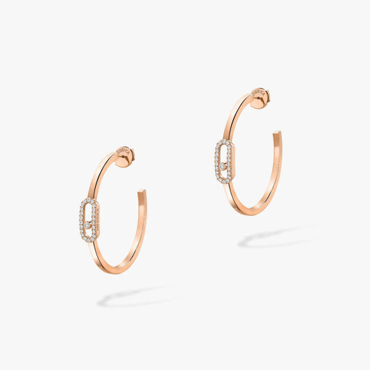 [Rani Jewelry]CREOLES MOVE UNO PM DIAMOND EARRINGS