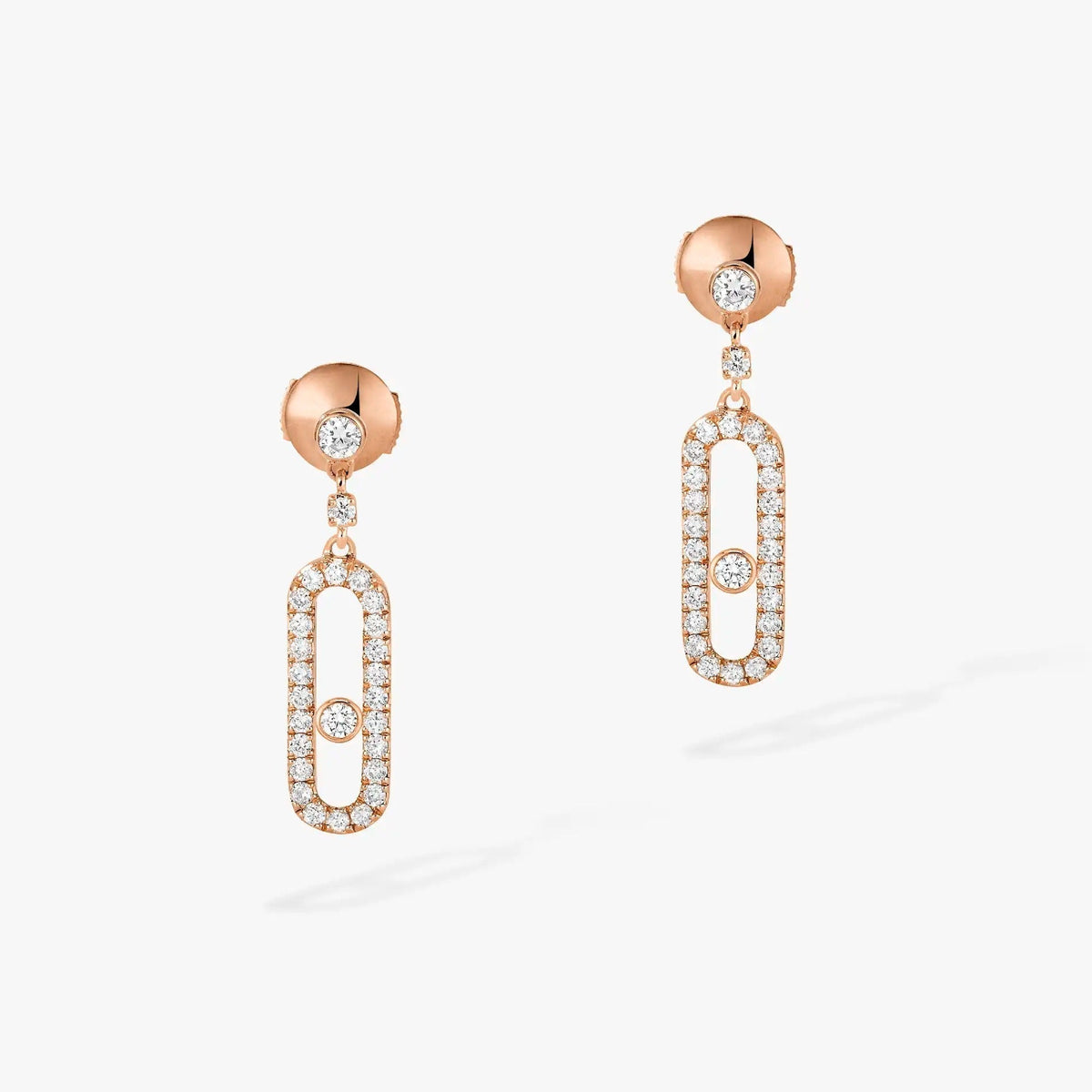 [Rani Jewelry]DORMEUSES MOVE UNO DIAMOND EARRINGS