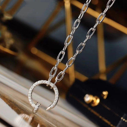 [Rani Jewelry] JUSTE NECKLACE FULL DIAMONDS