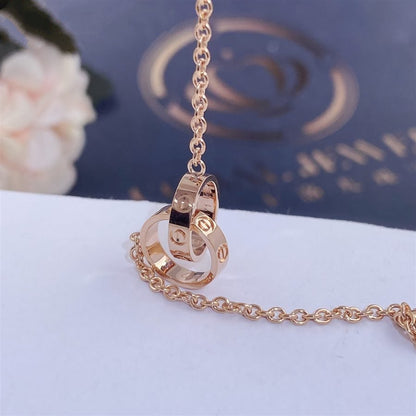 [Rani Jewelry] LOVE BRACELET DOUBLE RING