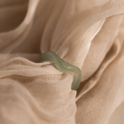 Jade Wave Ring