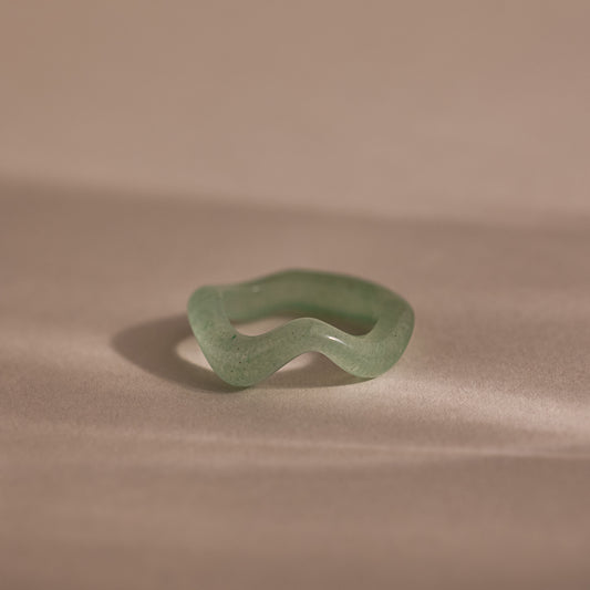 Jade Wave Ring