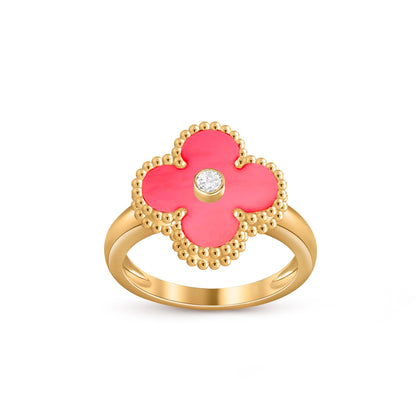 [Rani Jewelry]CLOVER DIAMOND RING GOLD COLLECTION