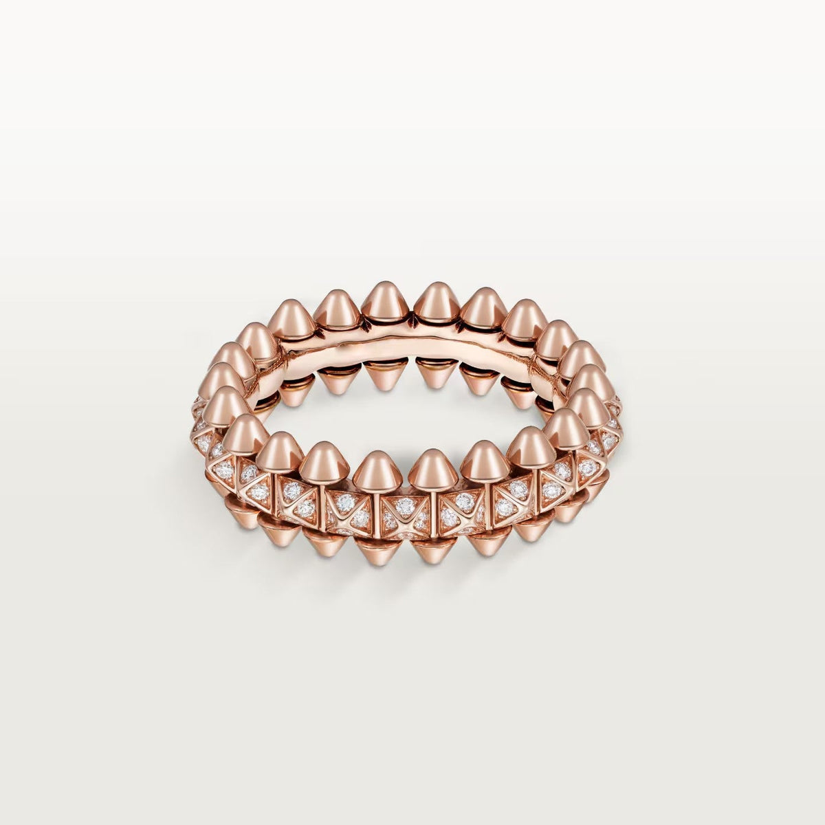 [Rani Jewelry] CLASH 6.4MM SMALL FULL DIAMOND RING