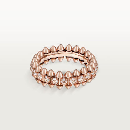[Rani Jewelry] CLASH 6.4MM SMALL FULL DIAMOND RING