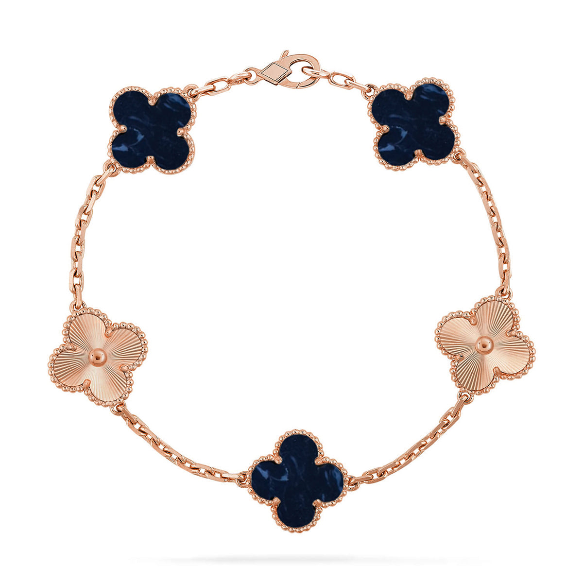 [Rani Jewelry]CLOVER 5 MOTIF PIETERSITE BRACELET COLLECTION