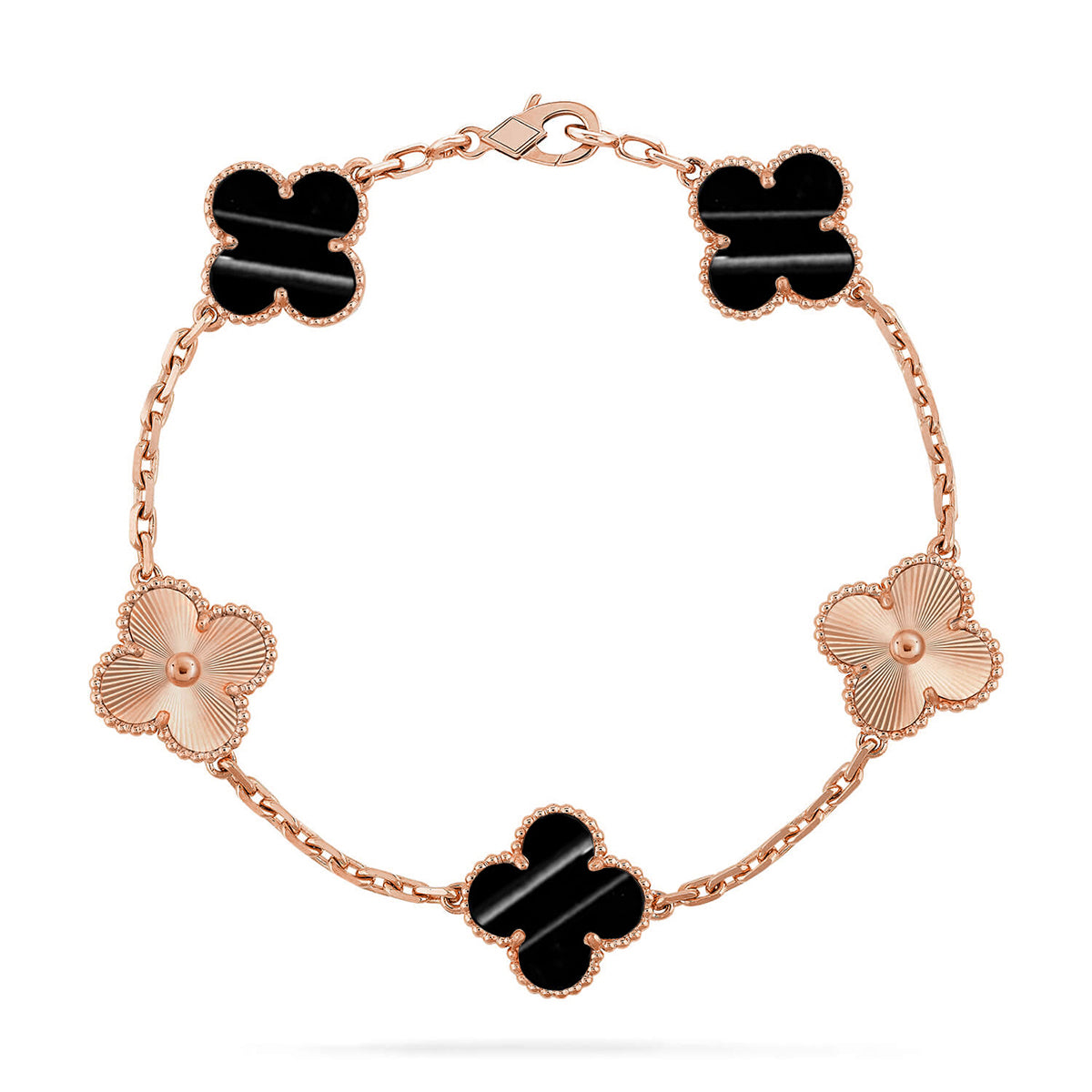 [Rani Jewelry] CLOVER 5 MOTIF PULSAR STONE BRACELET COLLECTION