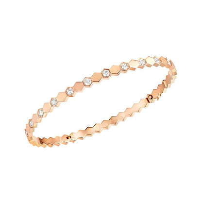[Rani Jewelry]BEE LOVE PINK GOLD DIAMOND BRACELET