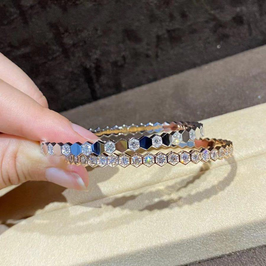 [Rani Jewelry]BEE LOVE GOLD BRACELET FULL DIAMOND