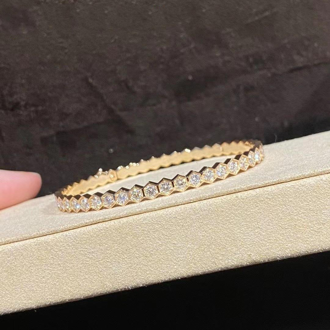 [Rani Jewelry]BEE LOVE GOLD BRACELET FULL DIAMOND