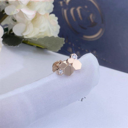 [Rani Jewelry]BEE LOVE PINK GOLD DIAMOND EARRINGS