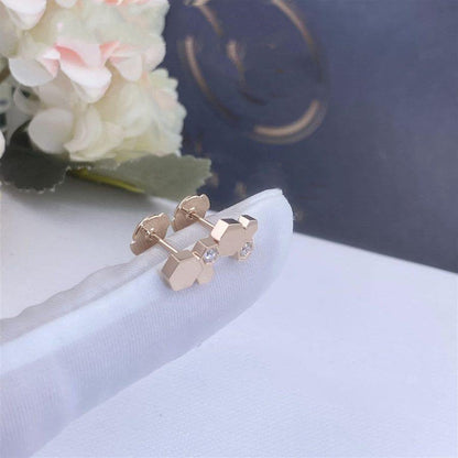 [Rani Jewelry]BEE LOVE PINK GOLD DIAMOND EARRINGS