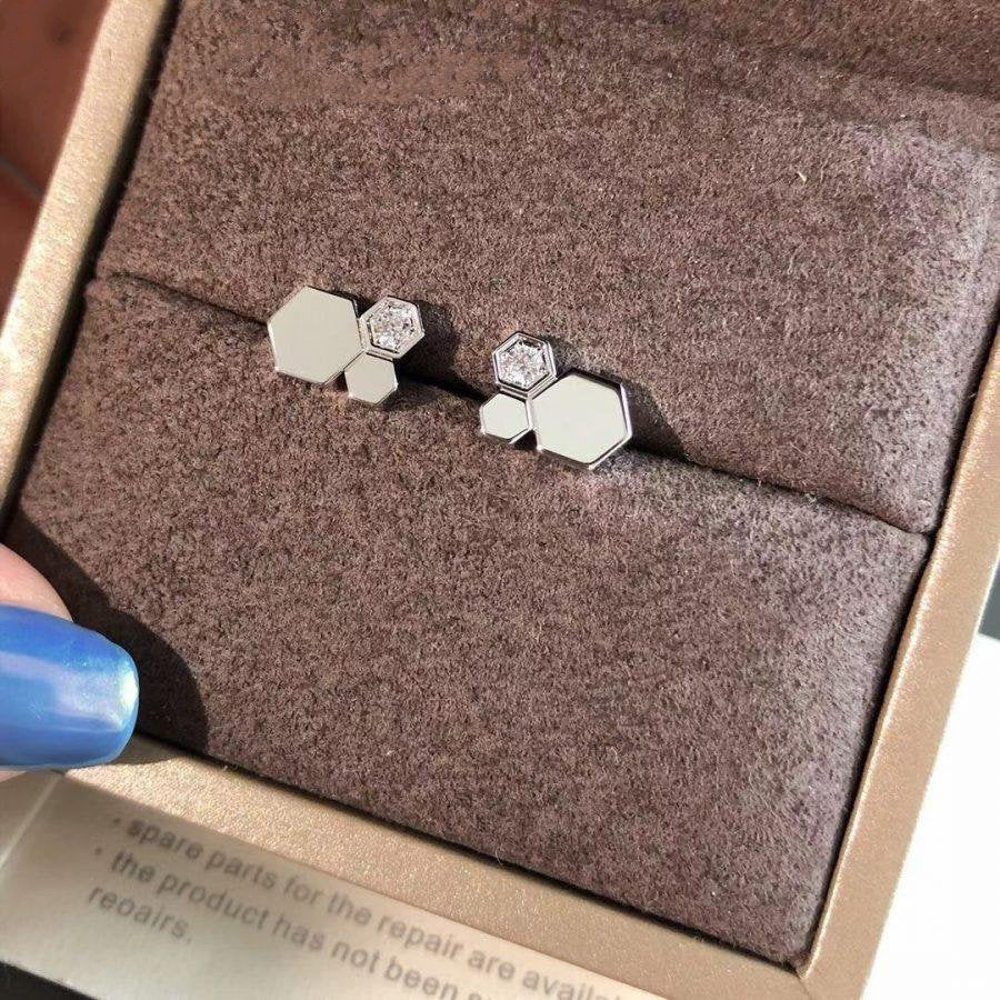 [Rani Jewelry]BEE LOVE SILVER DIAMOND EARRINGS
