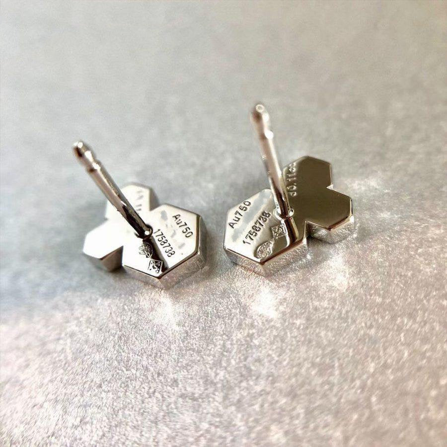 [Rani Jewelry]BEE LOVE SILVER DIAMOND EARRINGS