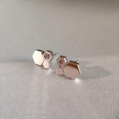 [Rani Jewelry]BEE LOVE SILVER DIAMOND EARRINGS