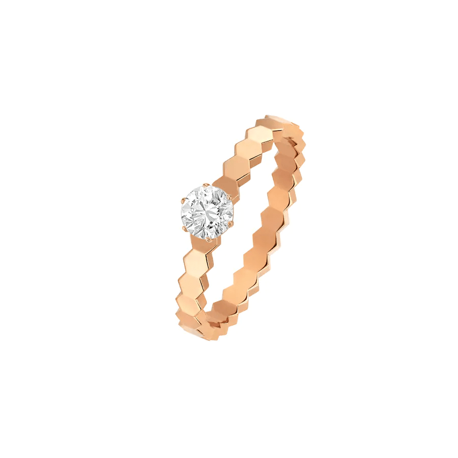 [Rani Jewelry]BEE LOVE RING PINK GOLD 1 DIAMOND