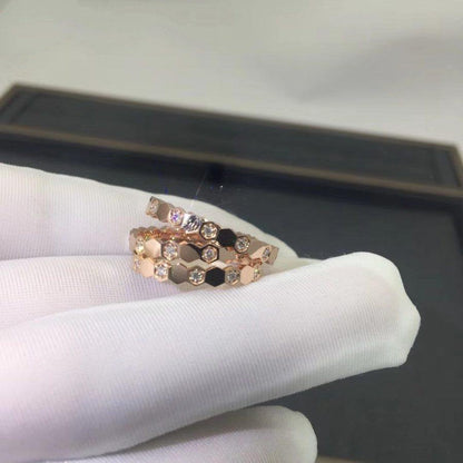 [Rani Jewelry]BEE LOVE RING PINK GOLD DIAMOND