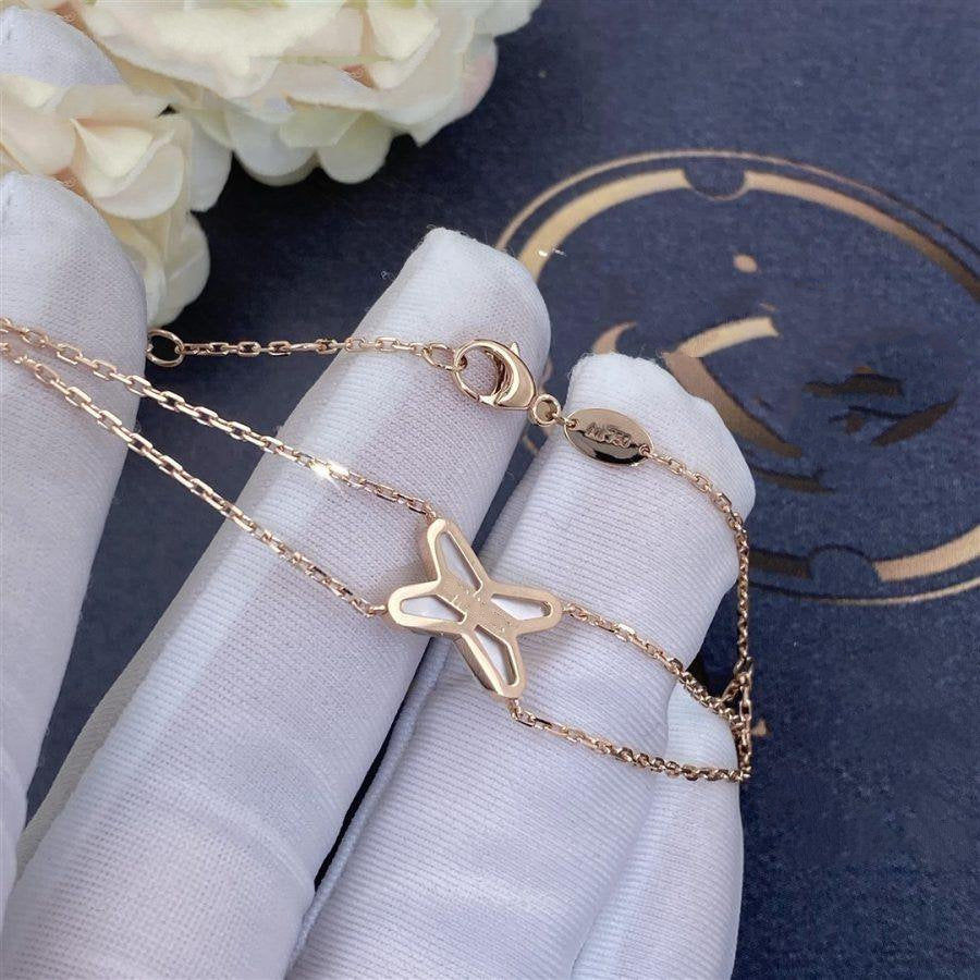 [Rani Jewelry]JEUX BRACELET WHITE MOP PINK GOLD 1 DIAMOND