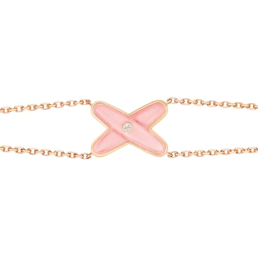 [Rani Jewelry]JEUX BRACELET PINK MOP PINK GOLD 1 DIAMOND