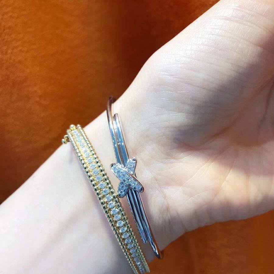 [Rani Jewelry]JEUX DE BRACELET SILVER DIAMONDS