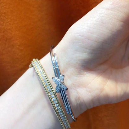 [Rani Jewelry]JEUX DE BRACELET SILVER DIAMONDS