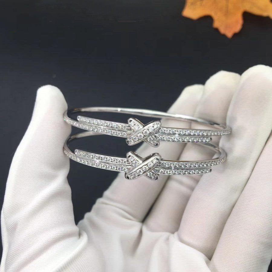 [Rani Jewelry]JEUX DE BRACELET DIAMONDS SILVER