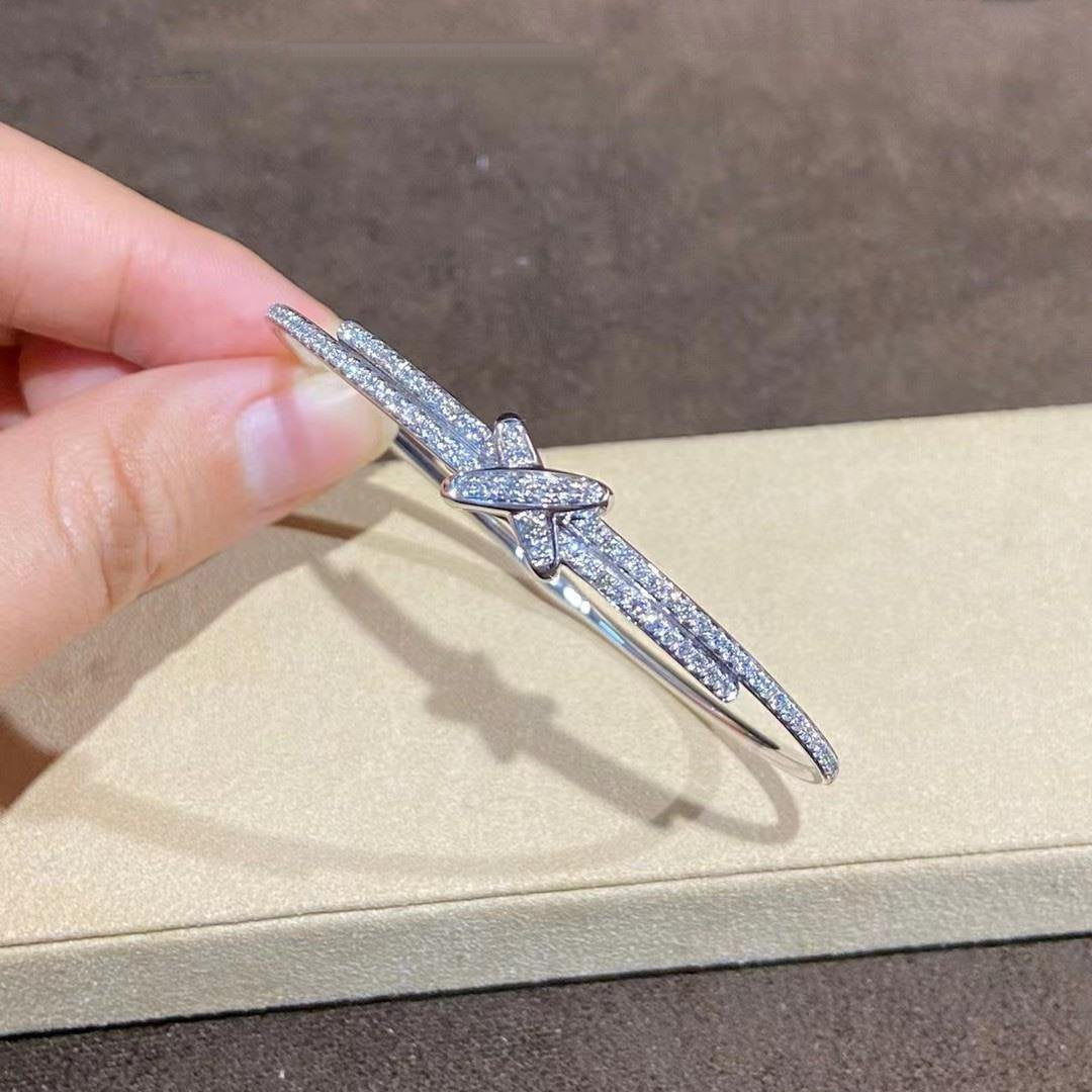 [Rani Jewelry]JEUX DE BRACELET DIAMONDS SILVER