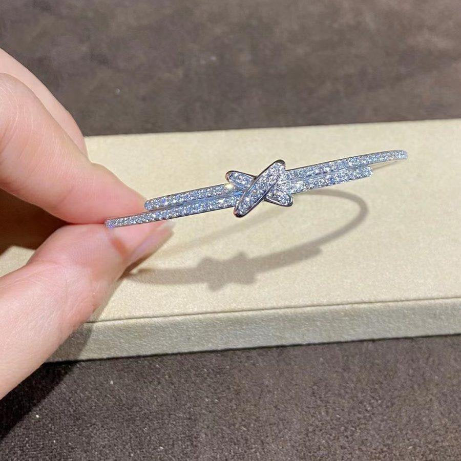 [Rani Jewelry]JEUX DE BRACELET DIAMONDS SILVER