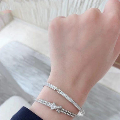 [Rani Jewelry]JEUX DE BRACELET DIAMONDS SILVER