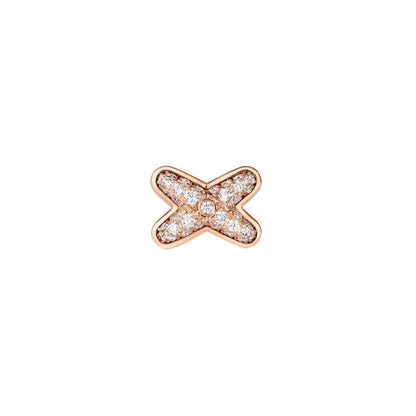 [Rani Jewelry]JEUX DE PINK GOLD DIAMOND EARRINGS