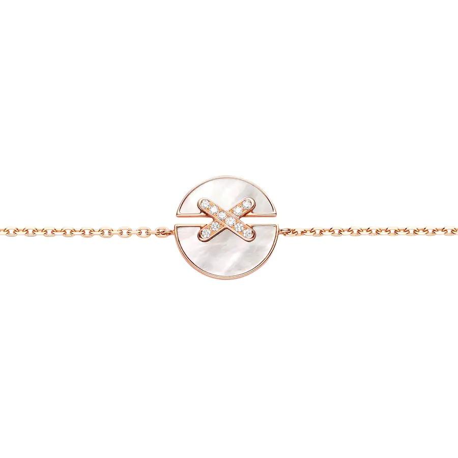 [Rani Jewelry]JEUX DE BRACELET MOP PINK GOLD DIAMONDS