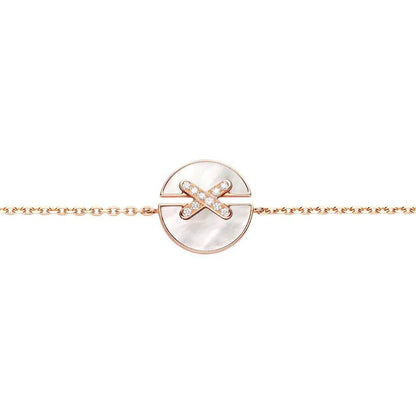 [Rani Jewelry]JEUX DE BRACELET MOP PINK GOLD DIAMONDS