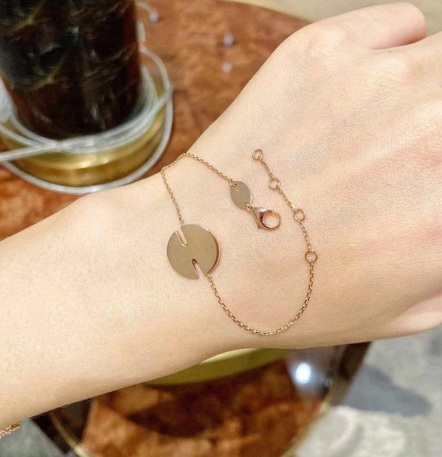 [Rani Jewelry]JEUX DE BRACELET MOP PINK GOLD DIAMONDS