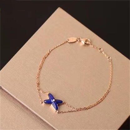 [Rani Jewelry]Hollow Design Four-Leaf Clover Flower Shape Ring