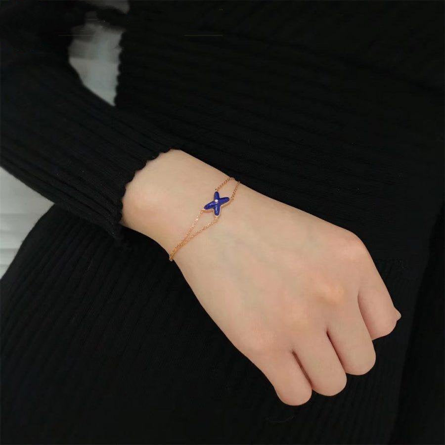 [Rani Jewelry]Hollow Design Four-Leaf Clover Flower Shape Ring