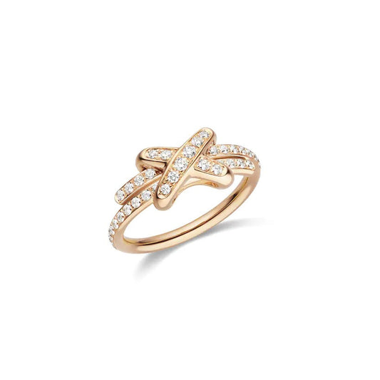 [Rani Jewelry]JEUX DE RING PINK GOLD DIAMOND