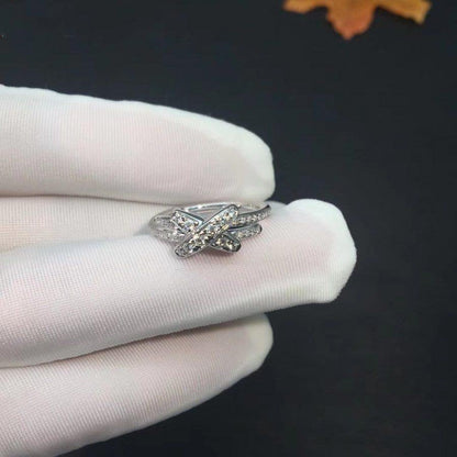 [Rani Jewelry]JEUX DE SILVER DIAMOND RING