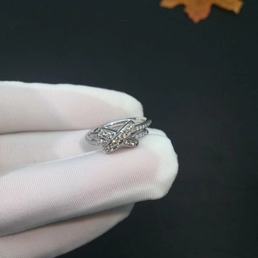 [Rani Jewelry]JEUX DE SILVER DIAMOND RING