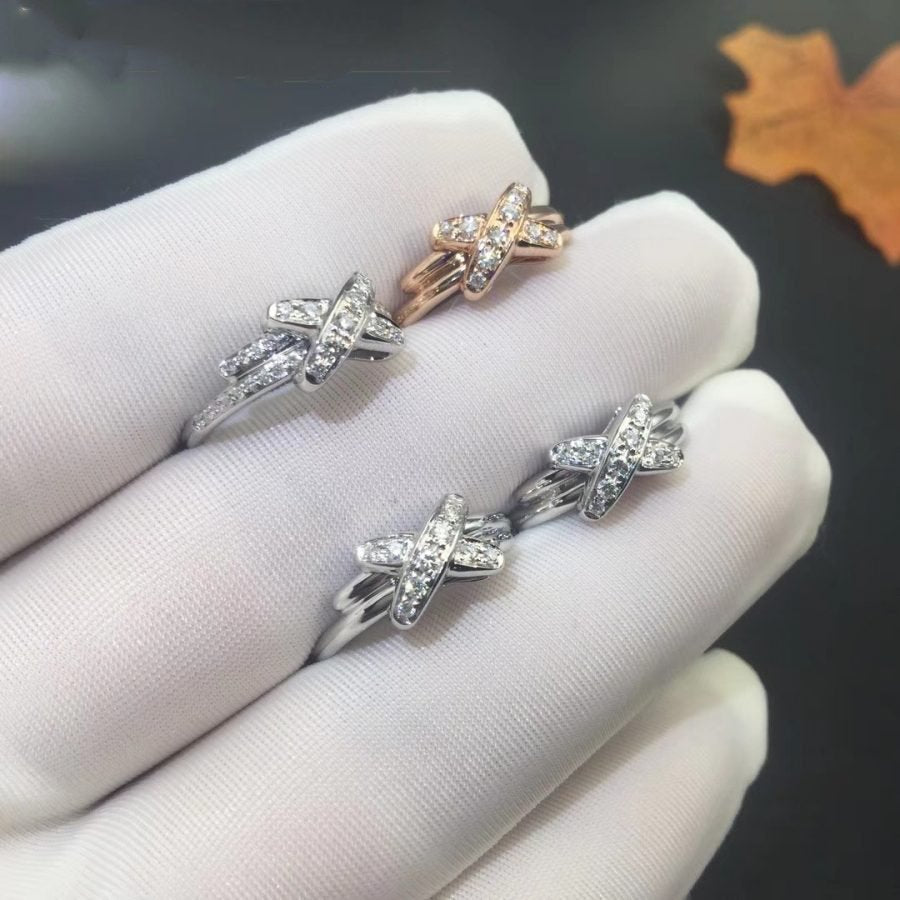 [Rani Jewelry]JEUX DE SILVER DIAMOND RING
