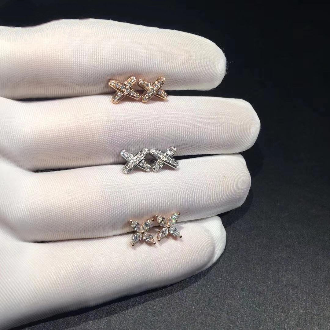 [Rani Jewelry]JEUX DE DIAMOND EARRINGS