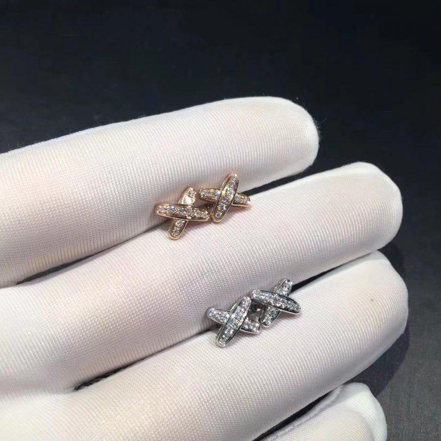 [Rani Jewelry]JEUX DE DIAMOND EARRINGS