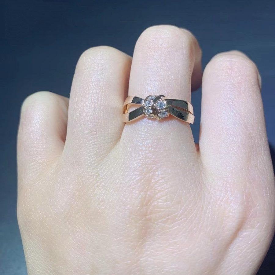 [Rani Jewelry]LIENS RING PINK GOLD DIAMOND
