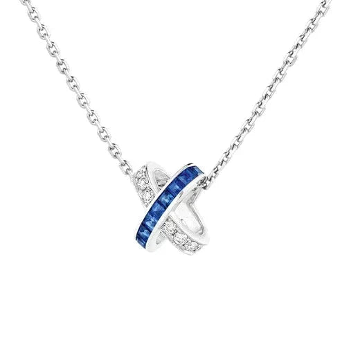 [Rani Jewelry]LIENS DIAMOND SILVER NECKLACE