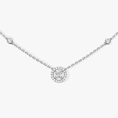 [Rani Jewelry]Diamond Necklace 0,20ct Brilliant Shape Joy