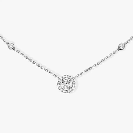 [Rani Jewelry]Diamond Necklace 0,20ct Brilliant Shape Joy