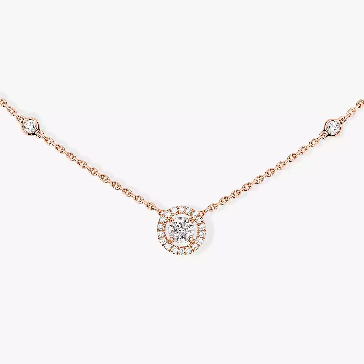 [Rani Jewelry]Diamond Necklace 0,20ct Brilliant Shape Joy