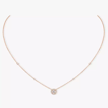 [Rani Jewelry]Diamond Necklace 0,20ct Brilliant Shape Joy