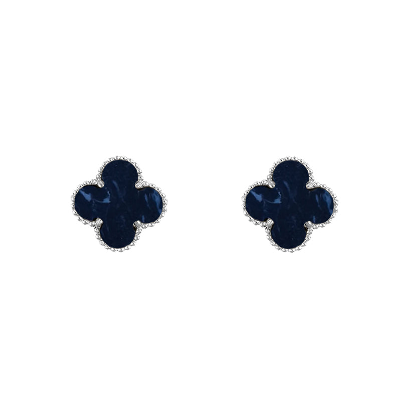 [Rani Jewelry]CLOVER SILVER 15MM EARRINGS COLLECTION